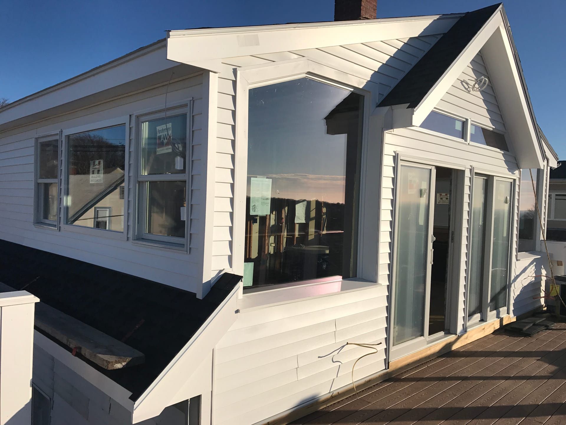 Harbor-view home addition by Don Perry Construction