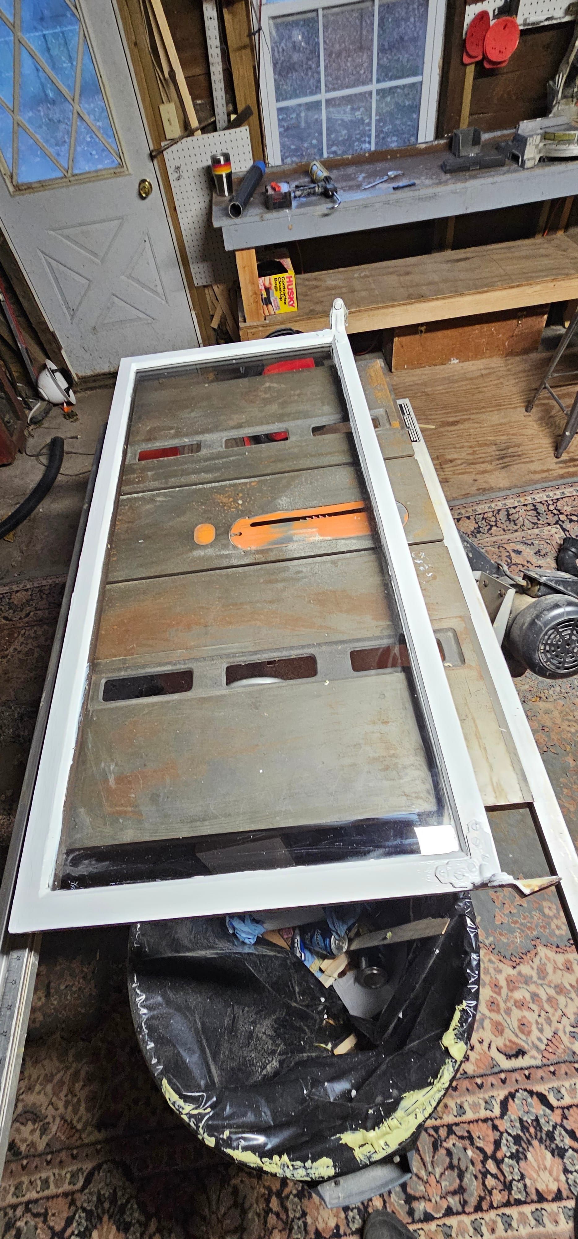 Custom window sash — workshop build