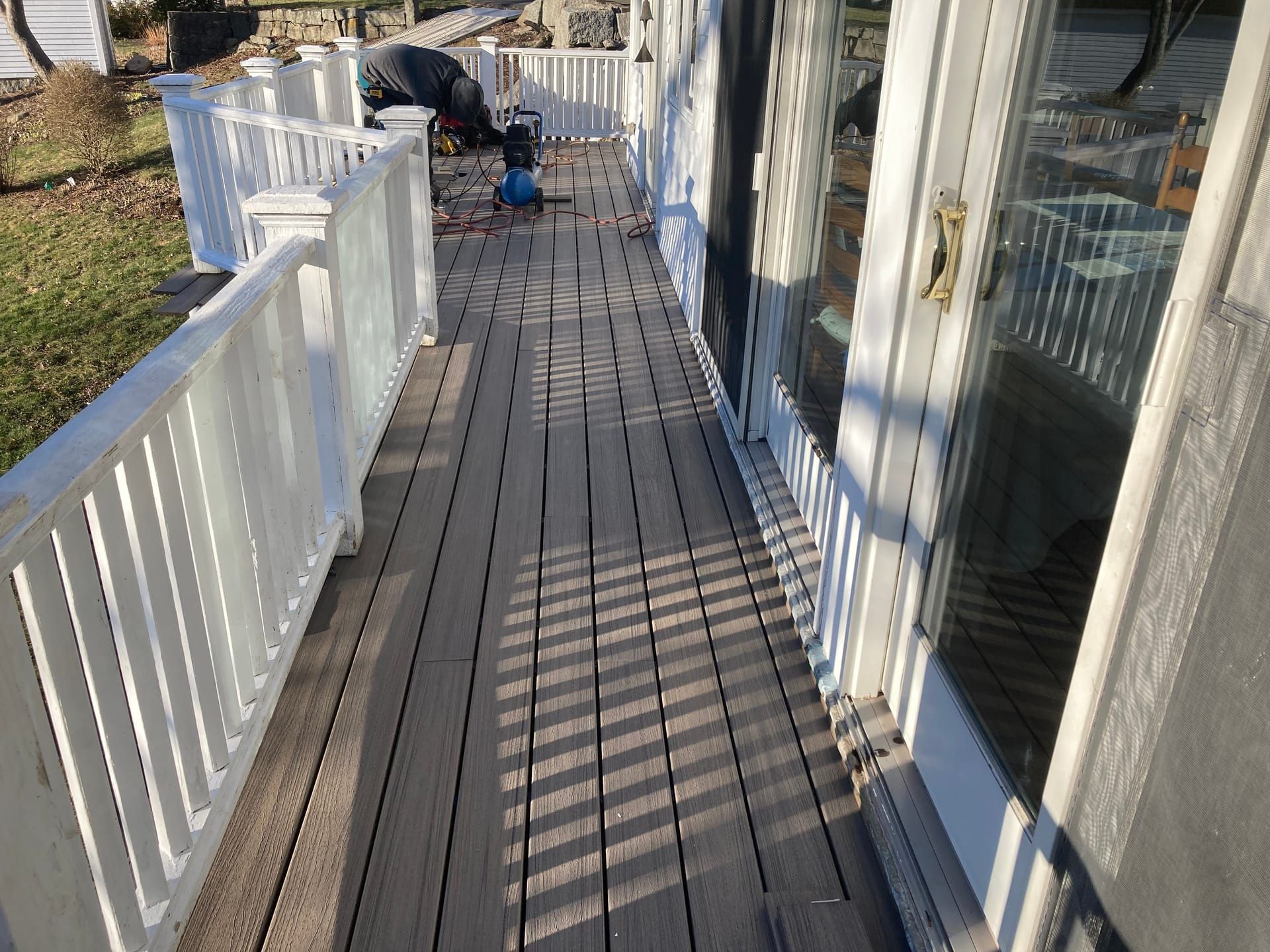 Composite deck and porch