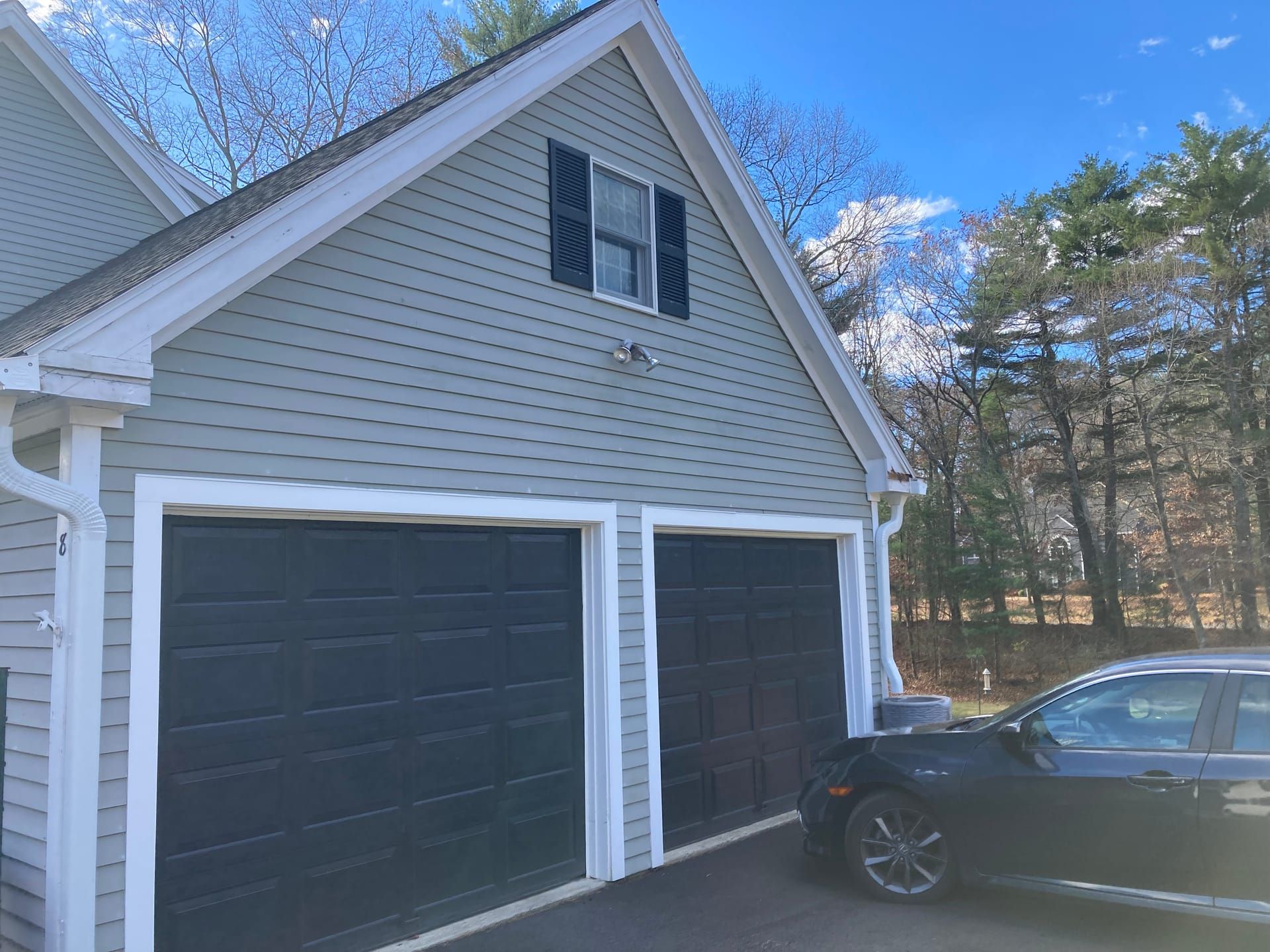 Two-car garage build